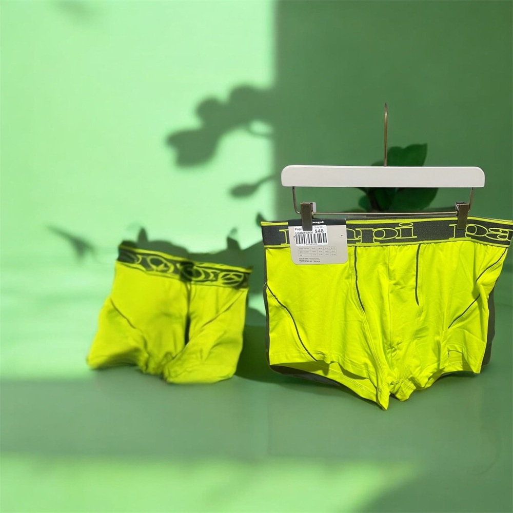 Vibrant highlighter Men's Brazilian Trunks